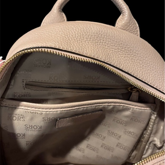 Michael Kors blush pink backpack.  Small/medium size - Picture 6 of 6